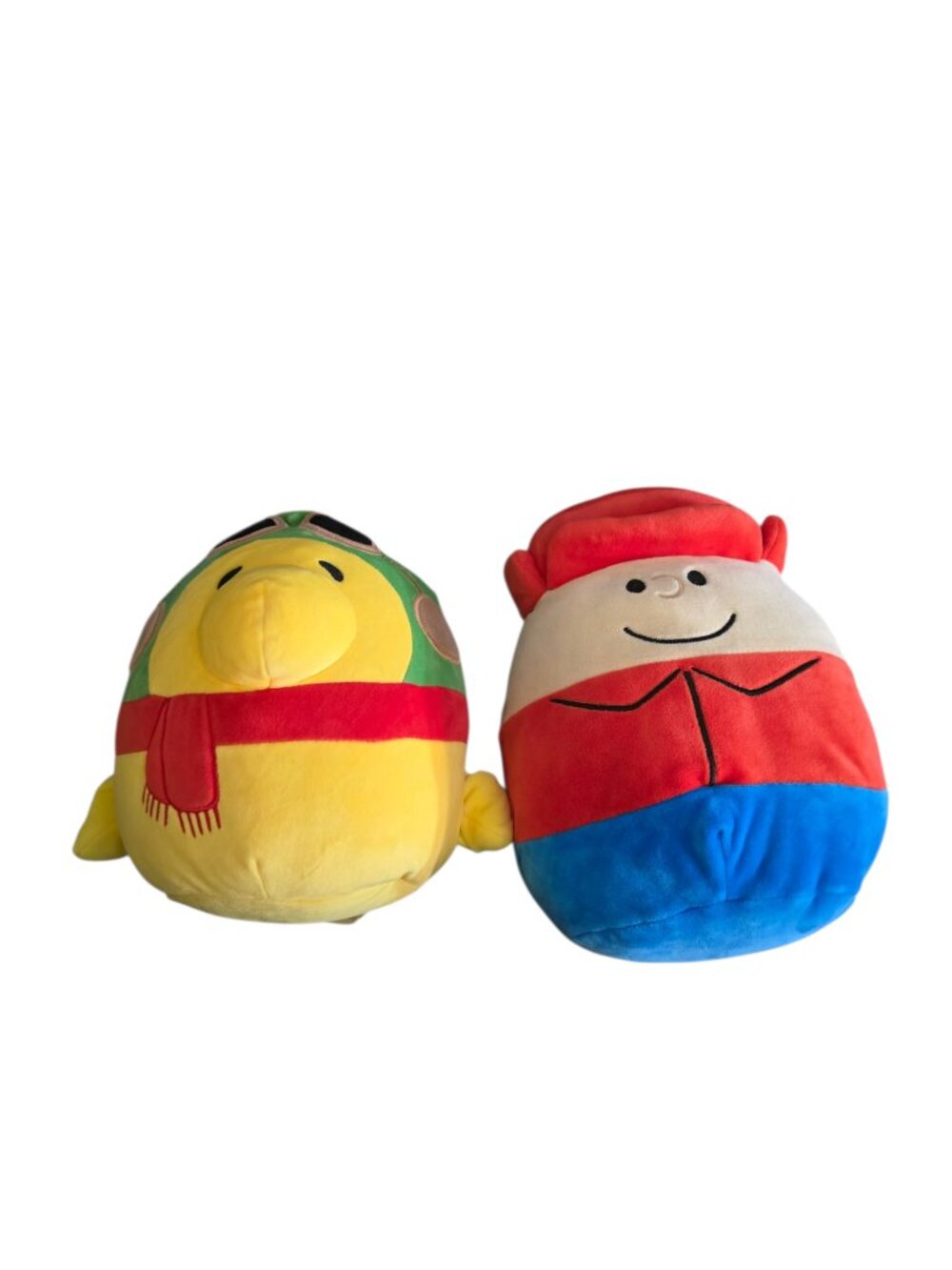Squishmallows Peanuts Woodstock Charlie Brown Christmas Plush Bundle 8" Holiday